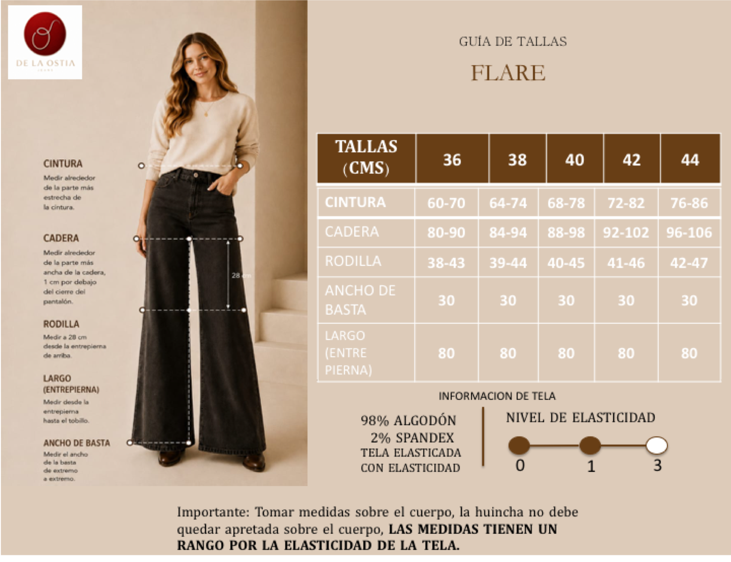 Guía de tallas