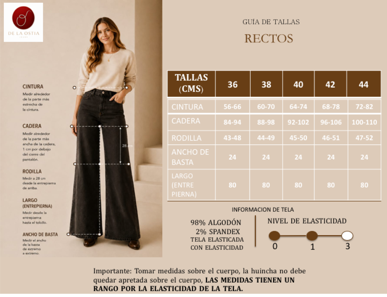 Guía de tallas