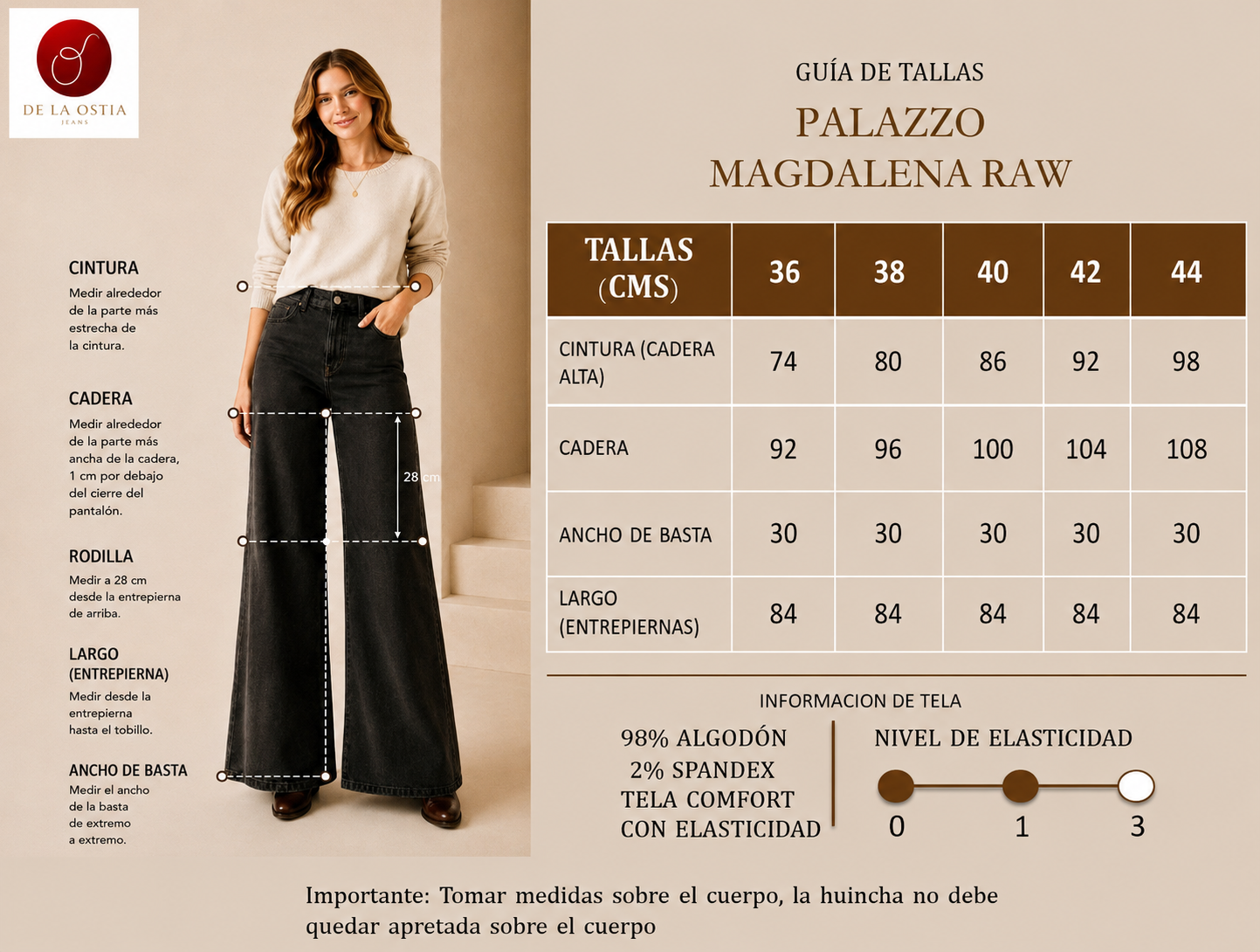 Guía de tallas