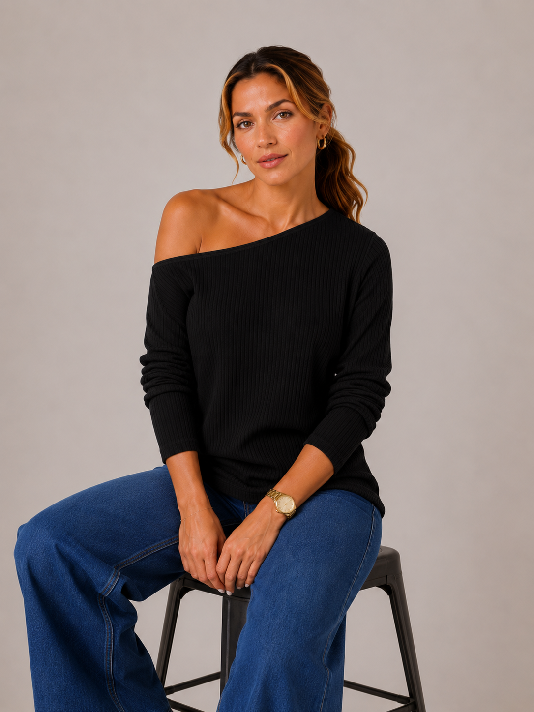 POLERA BARBARA NEGRA