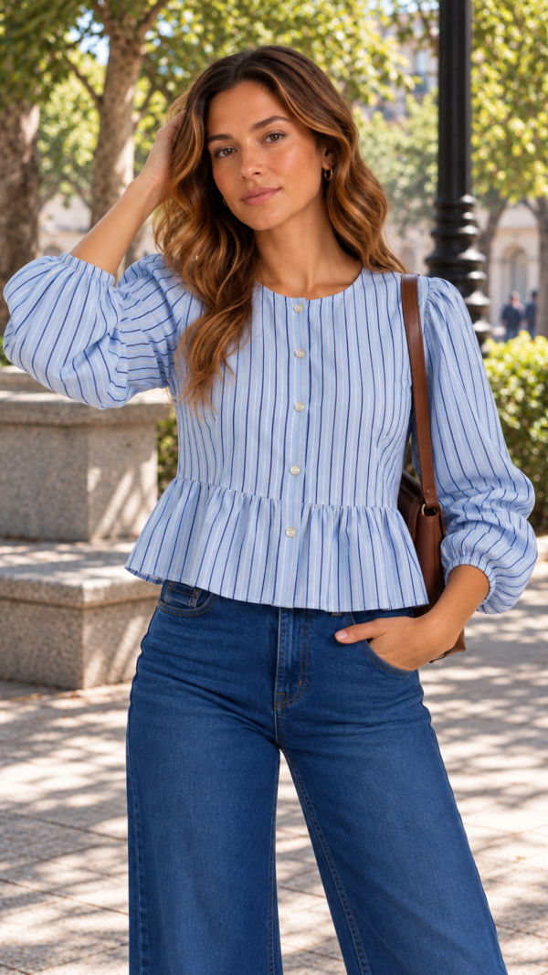BLUSA VALENTINA RAYADA