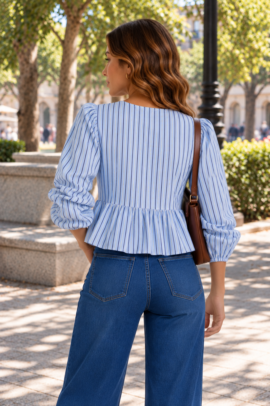 BLUSA VALENTINA RAYADA - Imagen 2