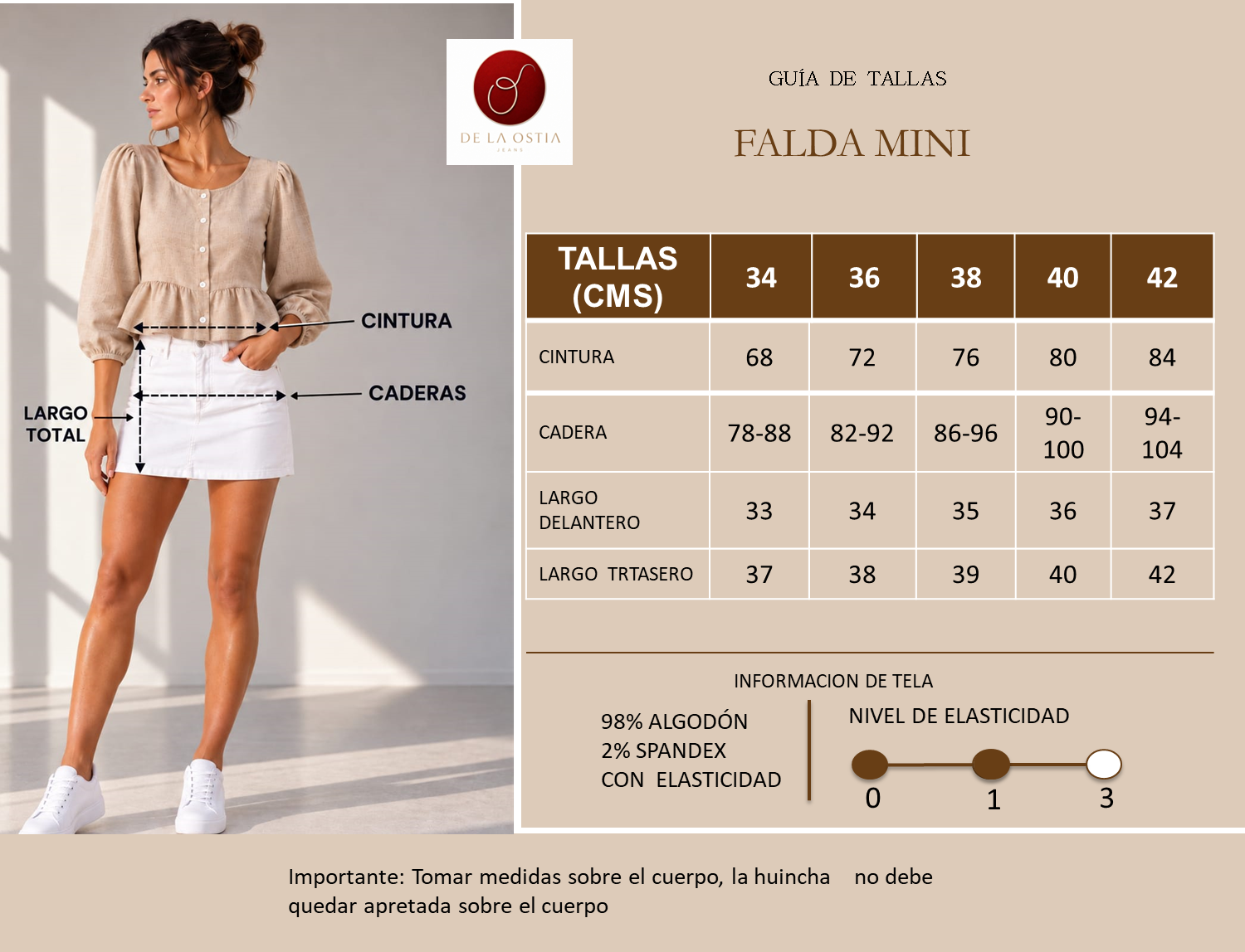 Guía de tallas